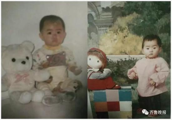 大约1993年,我一周岁生日拍的。我妈说这件衣服,在当时超流行。(@莹宝儿)