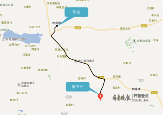 途经路段：宏福路、龙山路、省道327、省道103、乡村道路