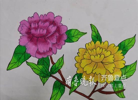 作者：李璨画 指导老师:听雨书画 祝清媛