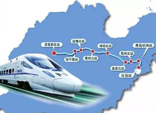 济青高铁线路规划图