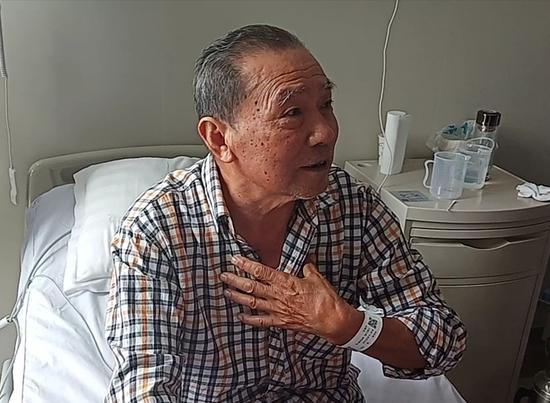 李先生講述當時的發(fā)病情形