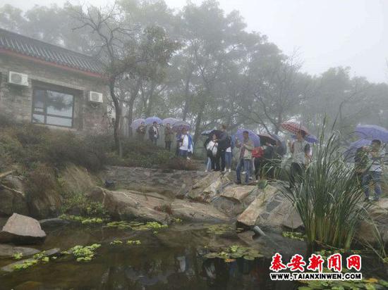 經過處理后達標的污水流入景觀池。