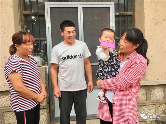 被救女子來到蔣龍勝家致謝