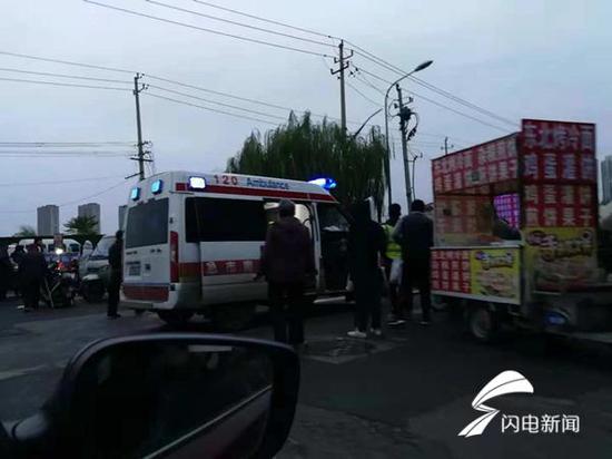 图为事发现场