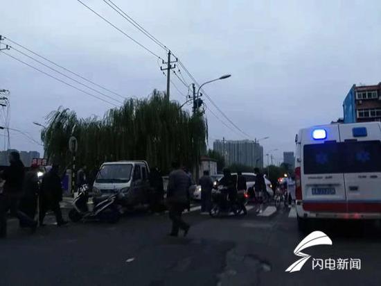 图为事发现场