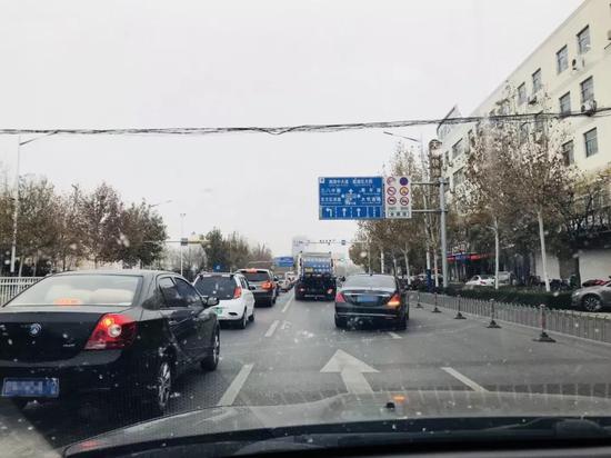 德州迎來了今冬首場降雪