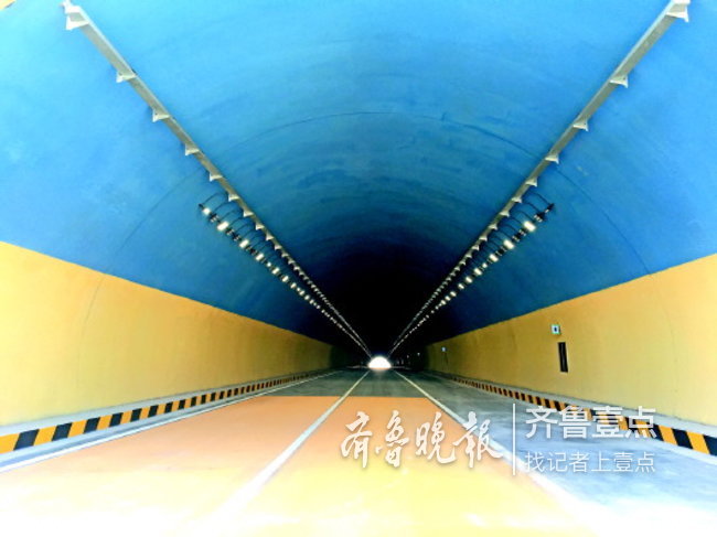 平陰隧道是濟南國省道第一座隧道。 齊魯晚報·齊魯壹點記者 劉飛躍 攝