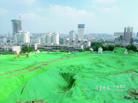 和平路东延打造绿色文明施工样板。济南黄河路桥建设集团供图