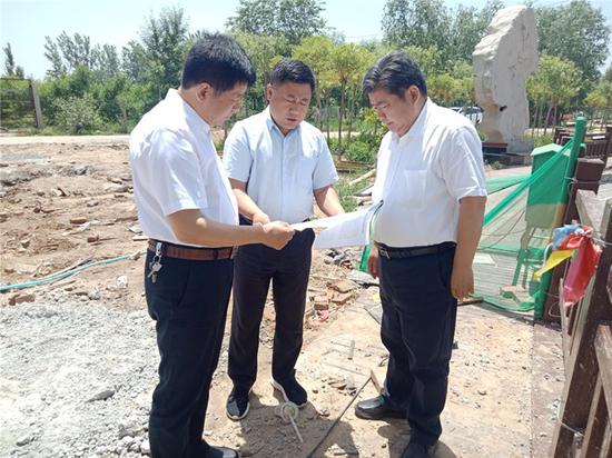 滨州统战部部长李家良督导调研帮包重点项目及相关工作