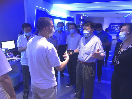赵家军副主席与王宗岭董事长现场交流