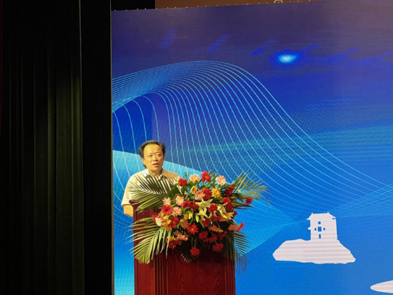 中国文化传媒集团总经理、党委副书记周泓洋主旨演讲