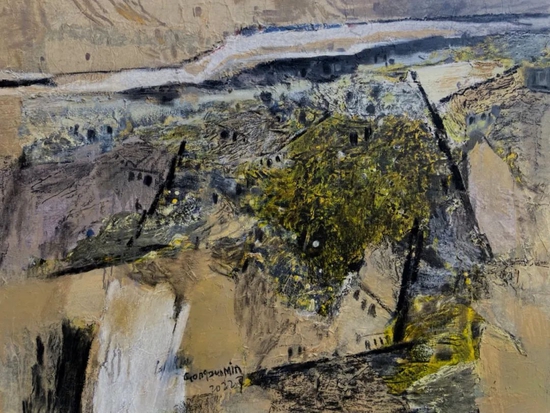 作品:《慢秋凉-1》 100cm×80cm 布面油画
