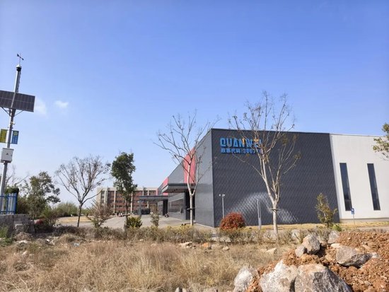 泉为科技山东枣庄基地现场 图片来源：每经记者 彭斐 摄