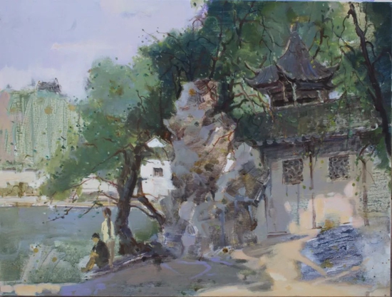 作品:《西图印象》 60cm×80cm 布面油画
