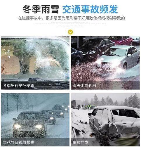 所以大家看冬季真的很需要一款防冻型雨刷精来对抗低温天气。