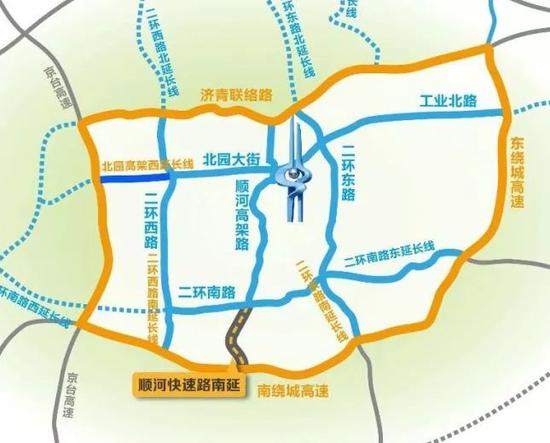 高快一体路网内、中环之间最关键的中枢连接