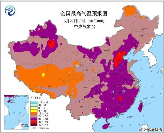 你所在的地方是紫還是紅?