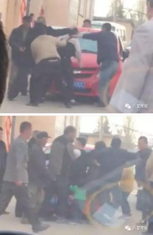 这得是多大的仇恨???一群壮汉殴打母子几人!!!!