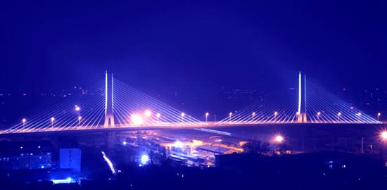 丹阳立交桥夜景