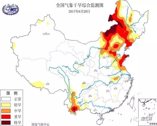 　　胶东地区已连续多日干旱