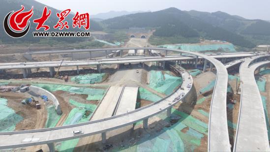 扳倒井立交建成后將成為濟南最大的互通立交橋