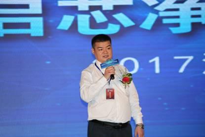 濟南海貝商貿董事長朱鵬瑞講話
