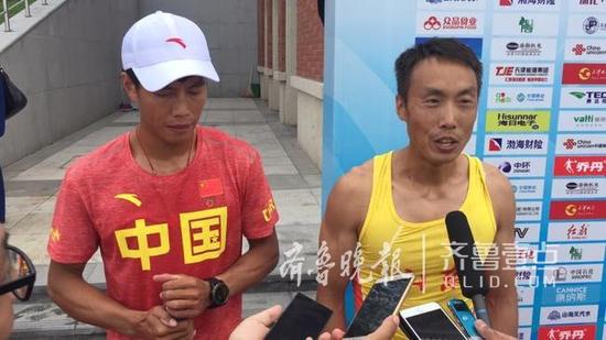 該項目是山東同浙江、貴州聯合組隊,山東兩名選手為余成鋼、趙景濱。