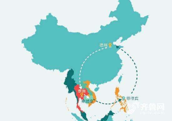 德州百企下南洋路線圖