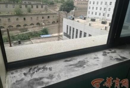 待產(chǎn)婦跳樓位置。