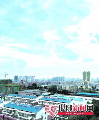 9月5日下午,連續幾天的陰雨天氣過后,臨沂天氣逐漸開始放晴,空氣質量領跑全省。 魯南商報記者 樊凱 攝