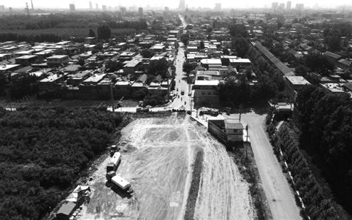 長清黃河大橋橋下市區道路還沒修好