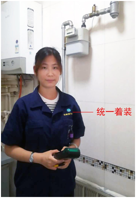 正確著裝示例。