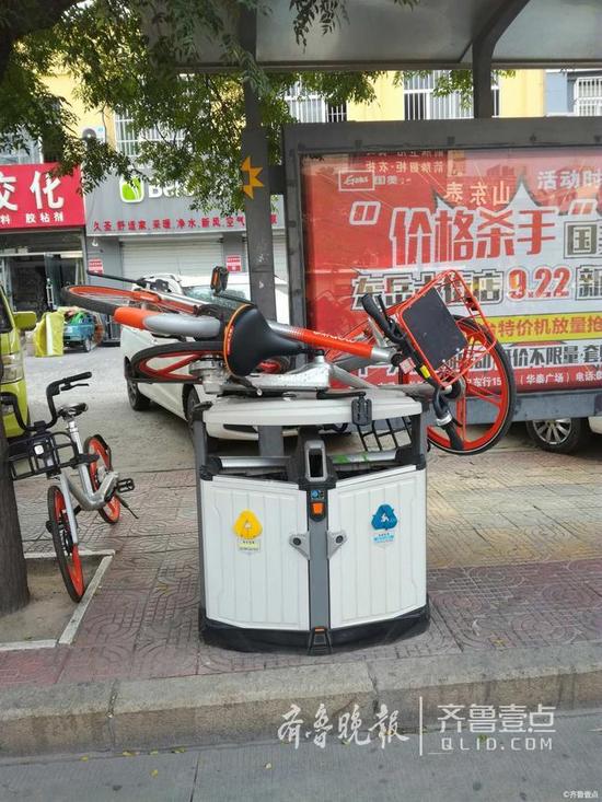 齊魯壹點在此提醒廣大市民,愛惜公共資源,文明使用共享單車,共同維護周邊環境。