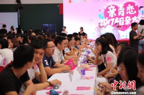 資料圖:共青團浙江省委成立婚戀交友事業部,5000余人來相親。譚俠攝