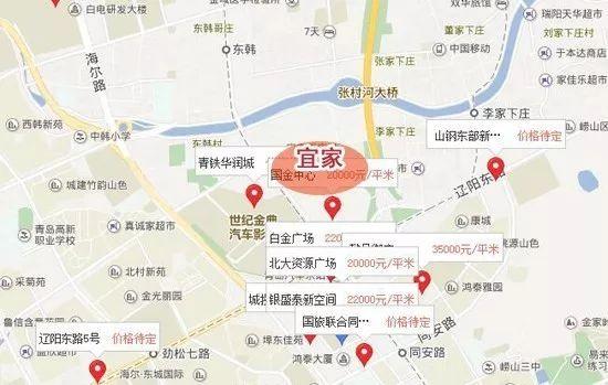 遼陽東路以南對周邊樓盤價格拉動有限