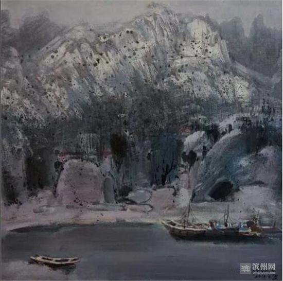 东崂海韵之二  100x100cm  2014年