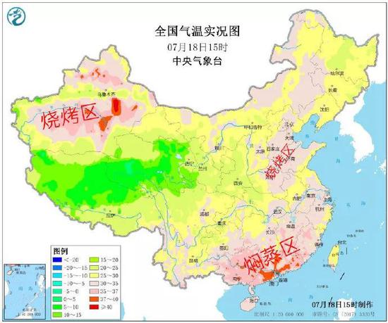 在18日的全国“烧烤图”上