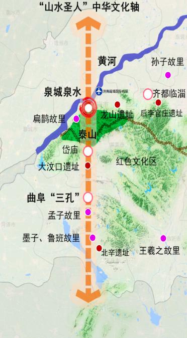 中華文化高地格局示意圖