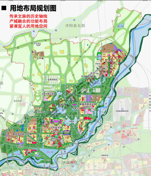 新舊動能轉換先行區(qū)地理信息產業(yè)園區(qū)位圖