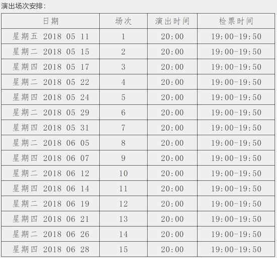 搶票時(shí)間:每周五 10:00-17:00