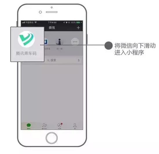 2)微信卡包打开乘车码