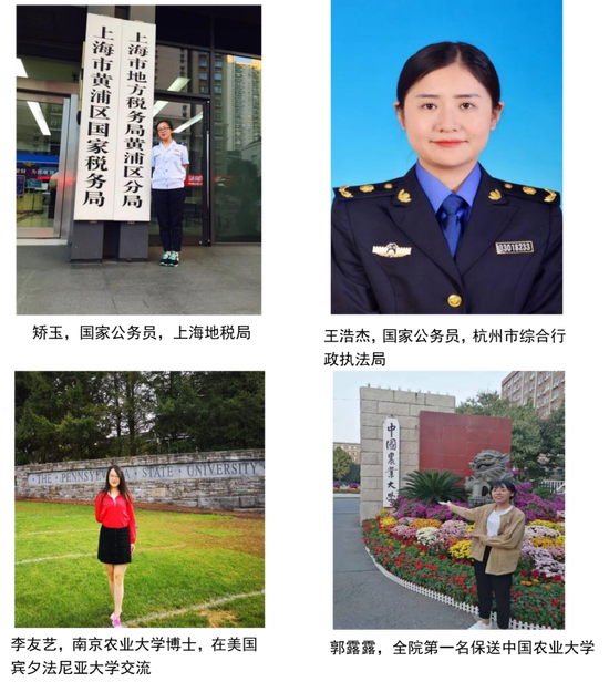 城市管理专业优秀学生代表