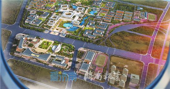 山東第一醫科大學鳥瞰效果圖