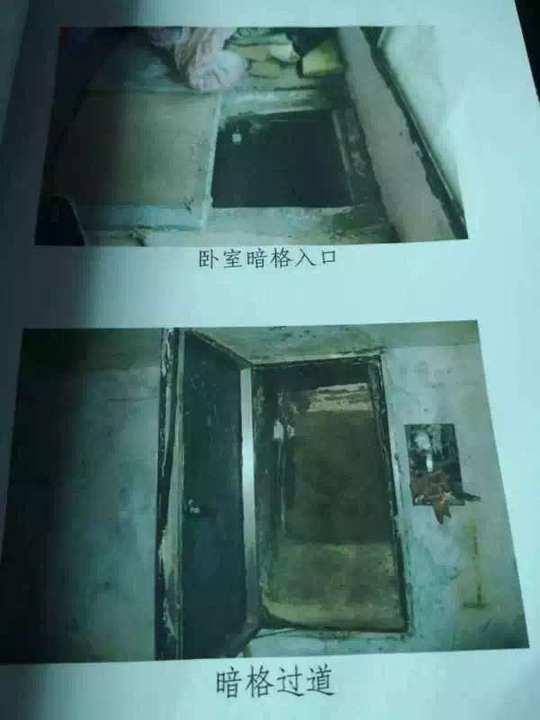 龍某和家中的地洞