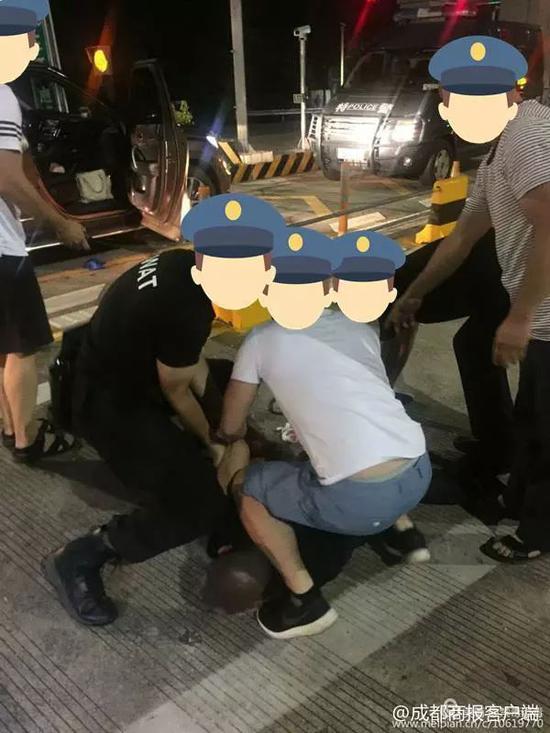 ▲警方抓獲嫌疑人