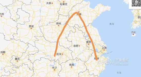 地圖模擬他們轉彎走的路。
