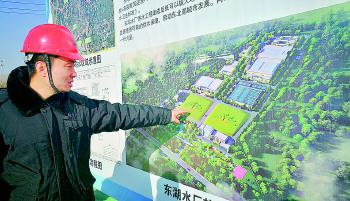 東湖水廠示意圖。