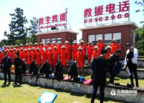 第一海水浴场43间更衣室进行了装修改造