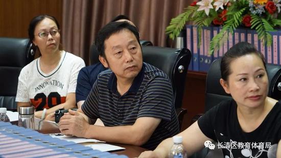 四川省都江堰市教育考察团到长清区教师进修学