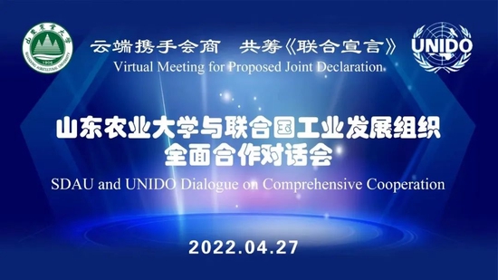 云端携手!山东农业大学与联合国工业发展组织共商合作